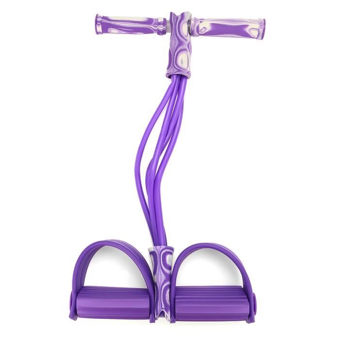 AVANC Bande de Résistance Elastique Pied Fitness Sport Yoga violet 12mm gros