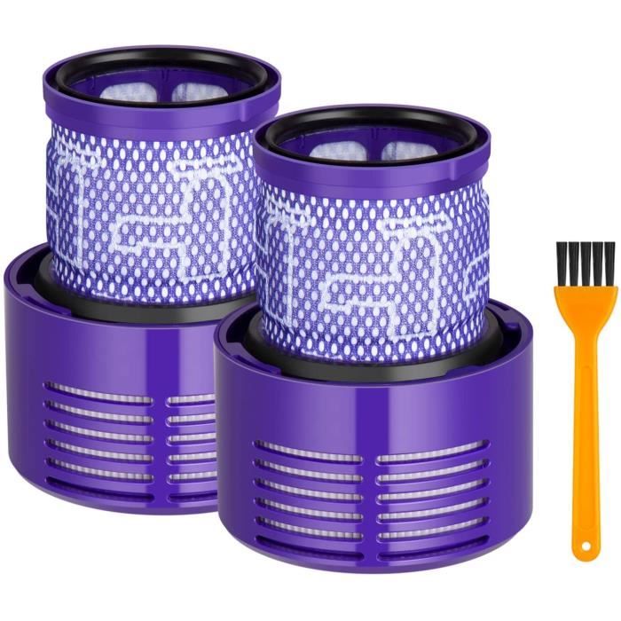 Washable Hepa Filter Remplacements Compatibles avec Dyson V10 Cyclone série, V10 Absolute, V10 Animal, V10 Total Clean, SV12, Rempl