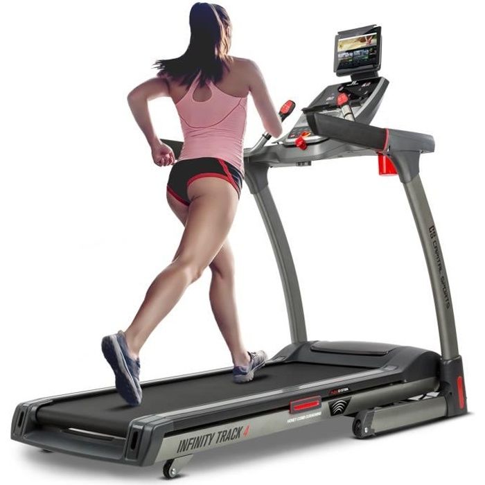 CAPITAL SPORTS Infinity Track 4.0 Touch Tapis de course pliable avec ventilateur , WiFi & écran tactile 9- - puissance moteur 5,5 CV