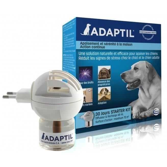 ADAPTIL Diffuseur + recharge anti-stress 48 ml - 30 jours - Pour chien et chiot