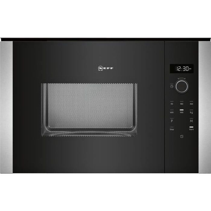 Micro-ondes encastrable - NEFF HLAWD53N0 - Noir - 25 L - Monofonction - 900 W