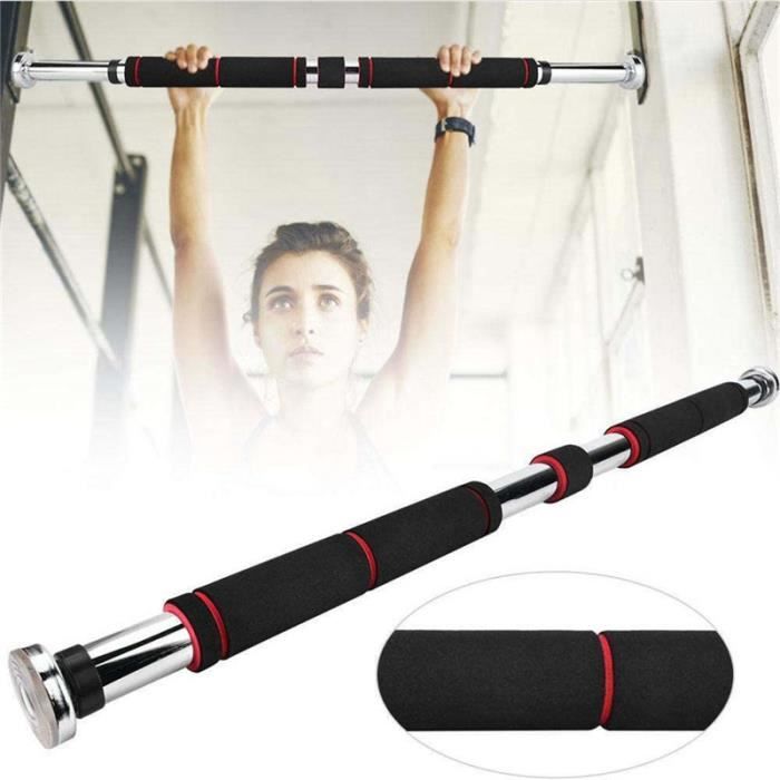 Barre de Traction de Porte - MAX 85kg Gym Barre Horizontale Réglable de Porte de Gym Exercice Fitness à Domicile