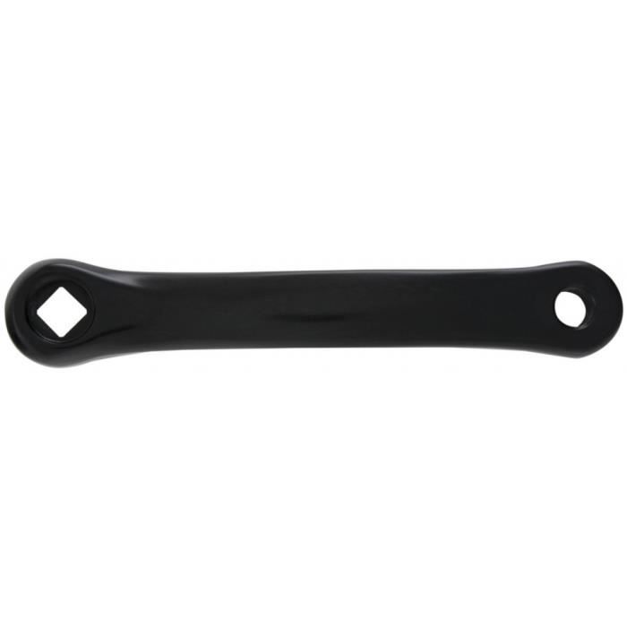 Manivelle aluminium 170 mm droit noir