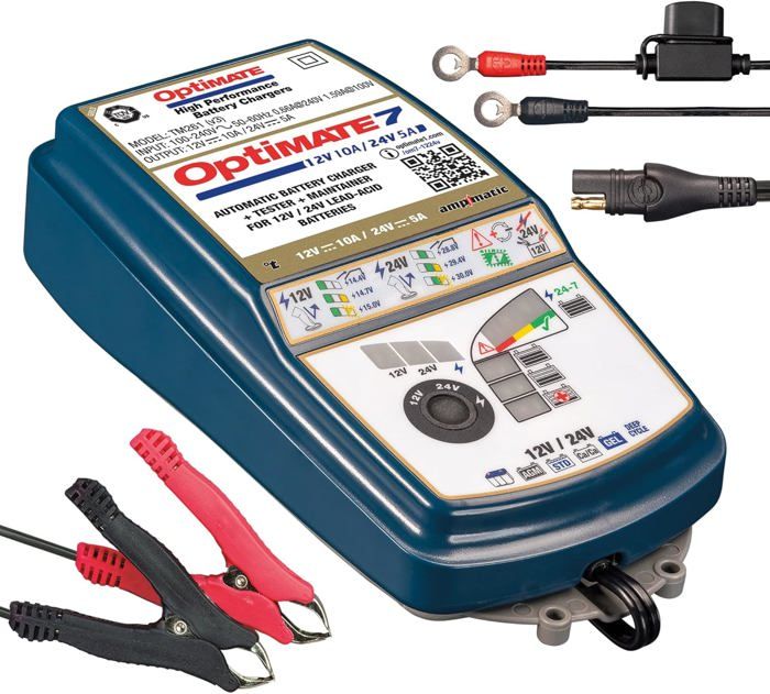 Chargeur De Batterie OptiMate 1 VoltMatic 6V/12V - Entretien Automatique 0.6A