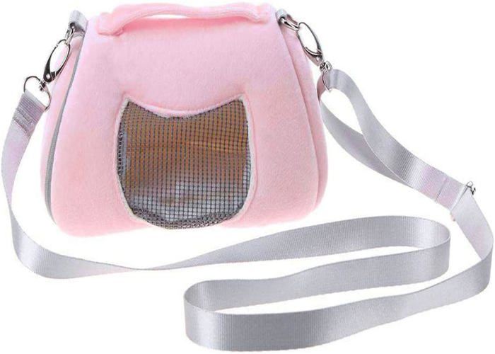 Meilleurs prix pour Sac de transport pour hamster, sac à bandoulière de voyage portable, édition respirante, étui de poche pour petits animaux de compa