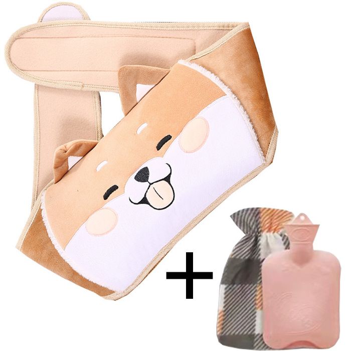 Bouillotte Bouteille De Lit EWANTO 1000 Ml Bleue - Avec Housse Et Sac Kangourou - Neuf