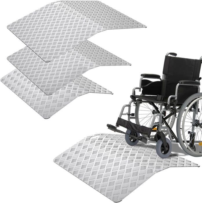 CEEBUS Rampe Fauteuil Roulant Rampe de Seuil Légère, Haute 16/20Cm Rampe de Seuil pour Garage, Trottoir, Camion, Scooter, Vélo, Motocyclette (Color : A, Size : 45 * 25 * 20cm CEEBUS Rampe Fauteuil Roulant Rampe de Seuil Légère, Haute 16/20Cm Rampe de Seuil pour Garage, Trottoir, Camion, Scooter, Vélo, Motocyclette (Color : A, Size : 45 * 25 * 20cm