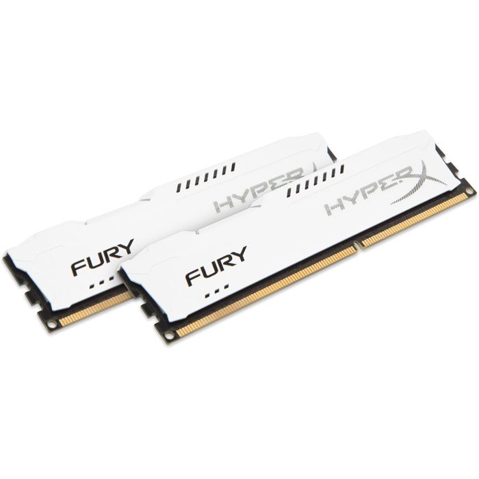 Kit mémoire Kingston HyperX FURY White 16 Go (2 x 8 Go) DDR3-1866 CL10 DIMM - Hyperx