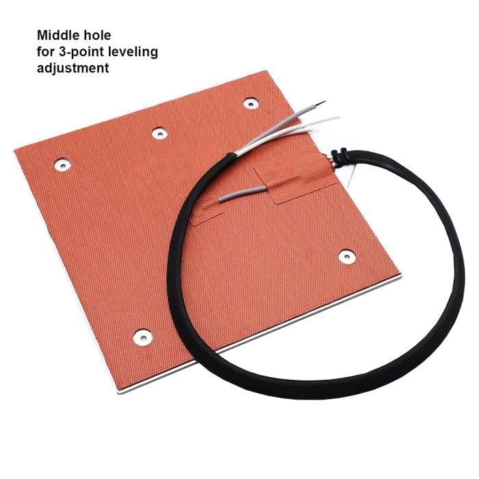 Lot De 4 Tapis Chauffants En Silicone 50x100 Mm - 12V 15W - Pour Isolation Tuyaux, Réservoirs - Flexible