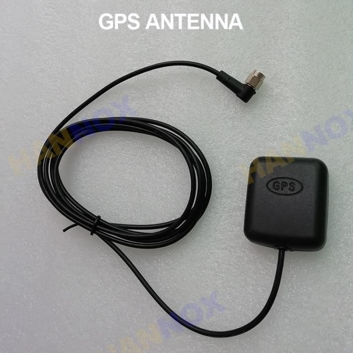 Antenne GPS - Autoradio avec Navigation GPS, lecteur multimédia, DVD, CD, câble stéréo, sortie RCA, AUX IN OU