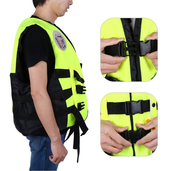 Gilet De Sauvetage Pour Enfants Avec Sifflet De Sauvetage En Securite De La Natation En Apnee Gilet De Flottabilite Approprie Cdiscount Jeux Jouets