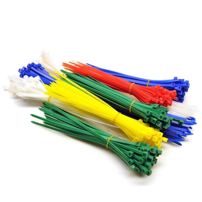 60 Pack Assortiment Taille Attaches De Câbles