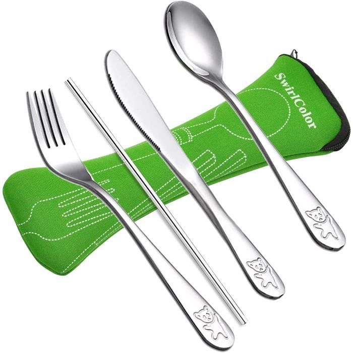 Set De Couverts Enfants Peter Rabbit – 3 Pièces (couteau, Fourchette, Cuillère) En Métal, Sans BPA