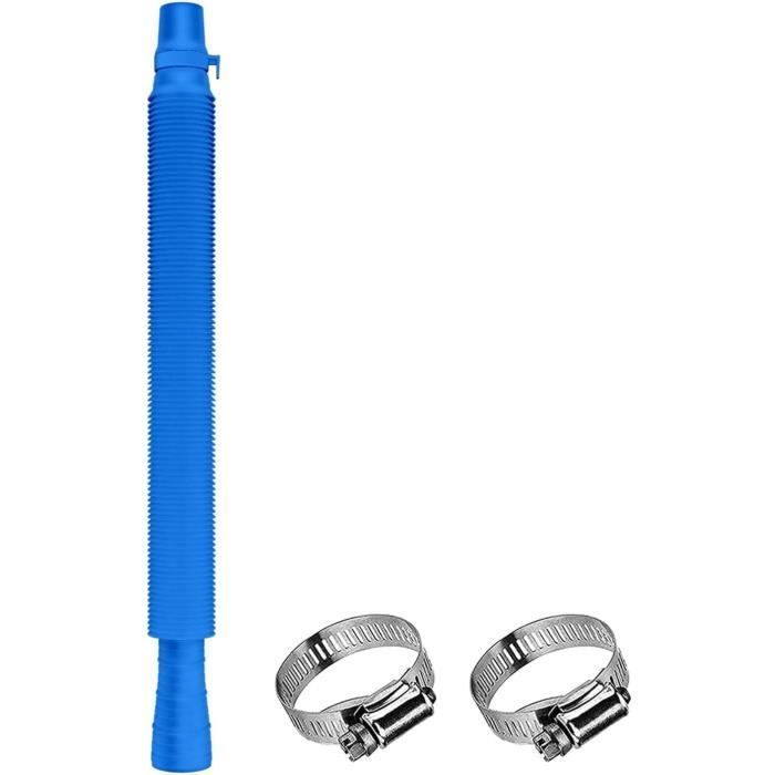 Tuyau Pompe A Sable URPIZY Lot De 2 Tuyaux De Rechange Pour Filtre De Piscine Pour Intex 29060E, Diamètre 38 Mm, Tuyau De Rechange Avec écrous De 150 Cm De Long Tuyau Piscine 38