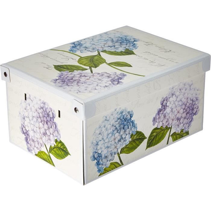 BOITE DE RANGEMENT avec Couvercle, Boite en Carton, Rangement Vetement BOITE DE RANGEMENT avec Couvercle, Boite en Carton, Rangement Vetement