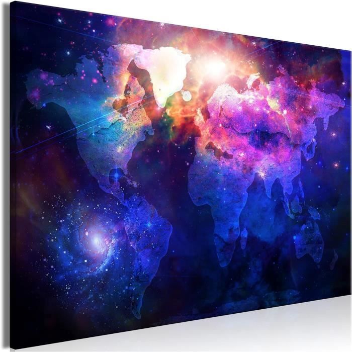 Decomonkey - Tableau Acoustique Kitchen 135x45 1 Pièce - Impression Sur Toile Décoration Maison Isolation Peinture Image Phonique Déco Bureau Bois, Inscriptions En Anglais, Texture Vintage