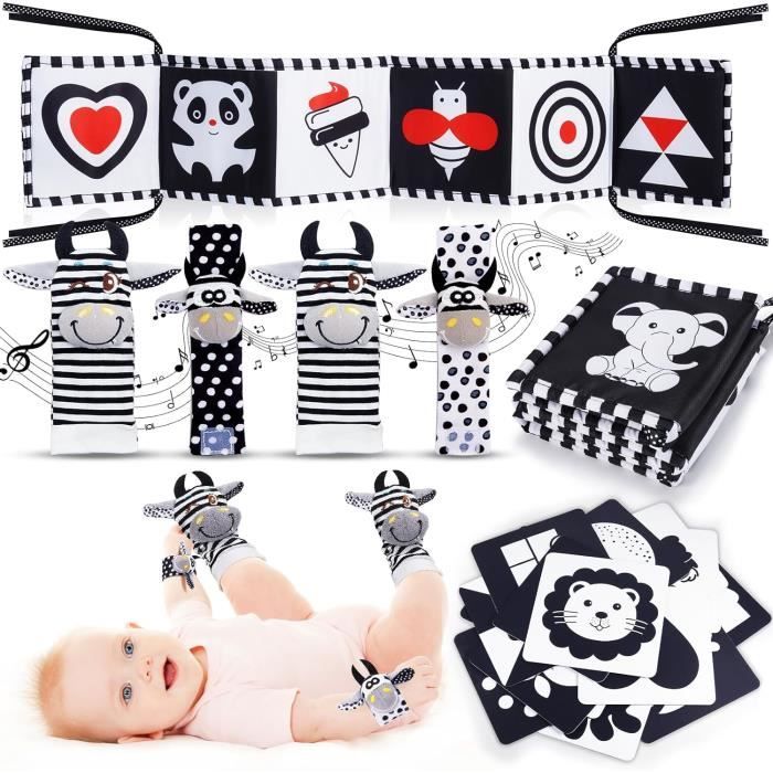 Jouet bebe noir et blanc - Cdiscount