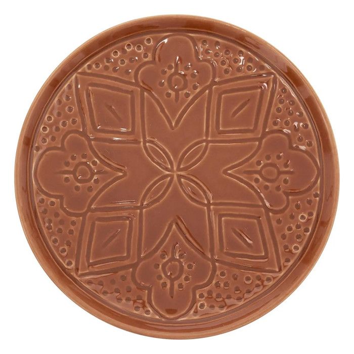Lot de 6 Assiettes à Dessert Sienna 20cm Terracotta