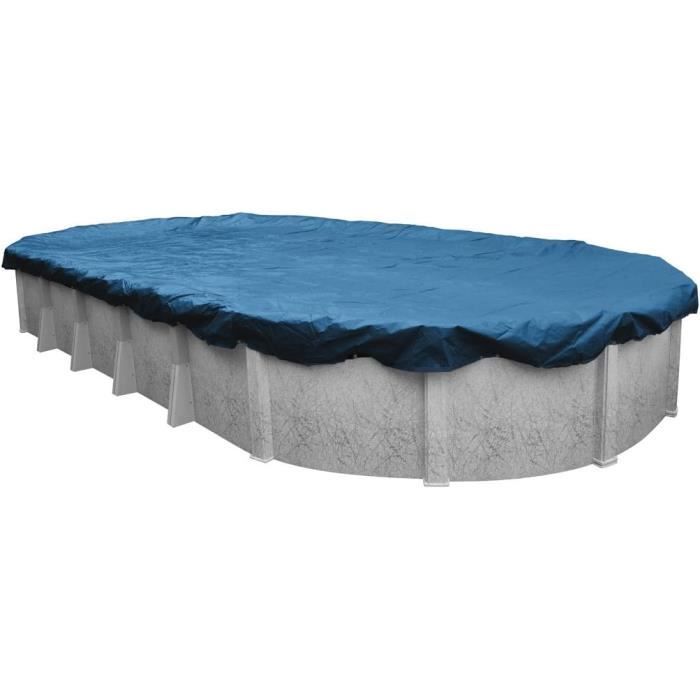 Bâche Ovale Pour Piscine Hors Sol – Kit Complet Avec Accessoires – Dimensions 244 X 427 Cm – Résistante Aux Intempéries - 3