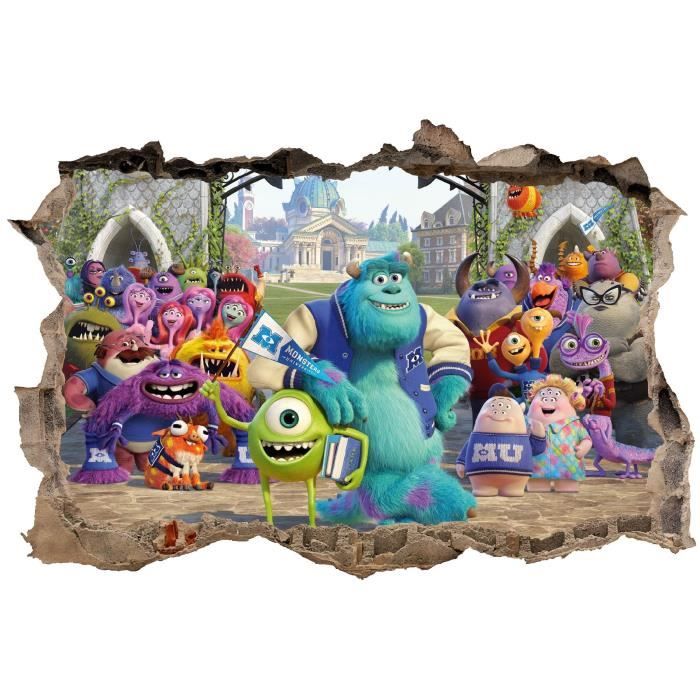 Stickers 3D Monstres et Compagnie réf 23613 23613