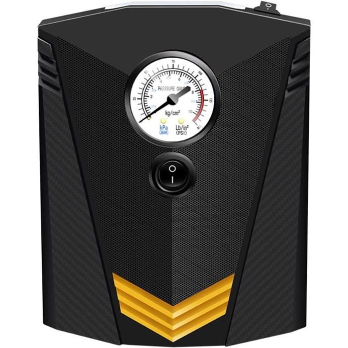 Compresseur d'air de gonfleur de pneu sans fil, batterie rechargeable USB 12 V, pompe à