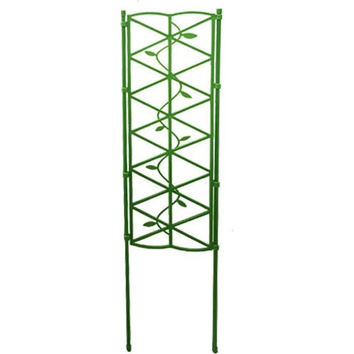 Treillis Métallique KADAX Pour Plantes Grimpantes - Support Robuste Pour Roses, Lierre Et Chèvrefeuille 42 X 202 Cm (Vert)