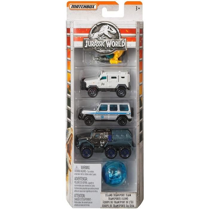 Coffret de 5 Vehicules Jurassic World Vehicule au parc Voitures Miniatures Collector Cdiscount Jeux Jouets