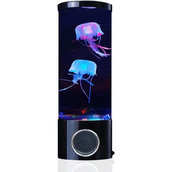 Lampe de méduse Lampe D'aquarium de Méduses à LED,Lampe à Lave