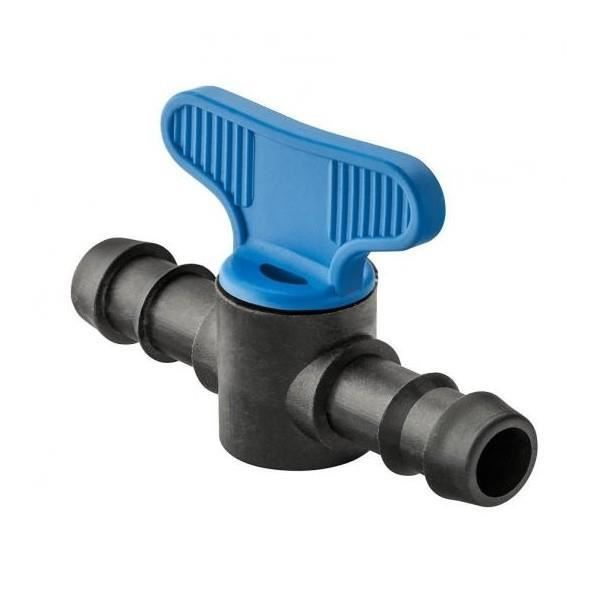 Mini vanne cannelée pour micro irrigation - 20x20