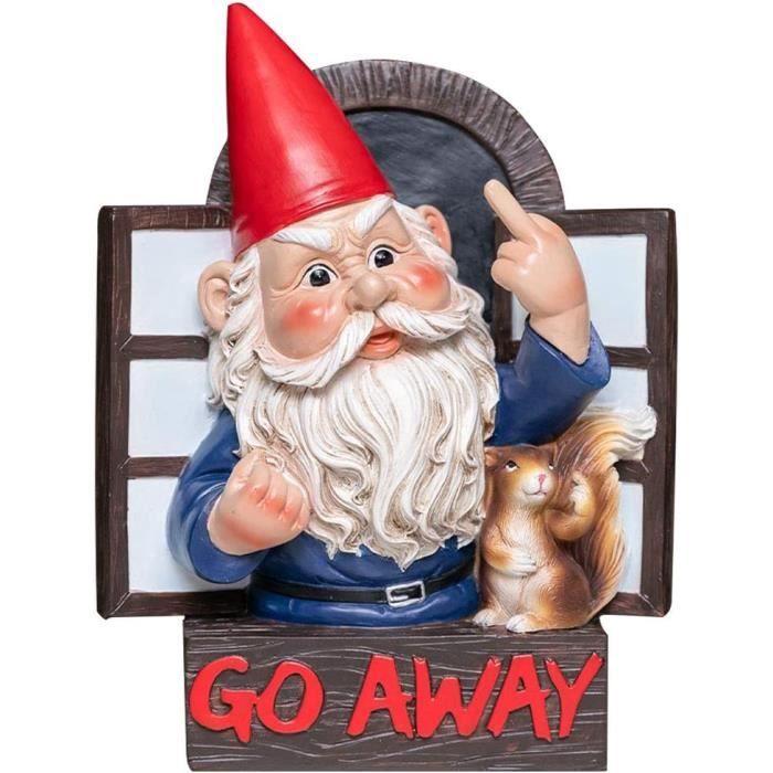Statuette De Gnome - Décoration De Nain De Jardin Solaire En Résine - 2