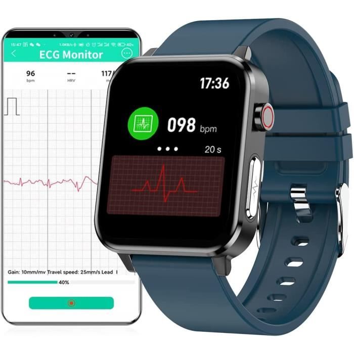 DigiKuber Montre Connectee ECG Homme 1 7 240 280 Smartwatch