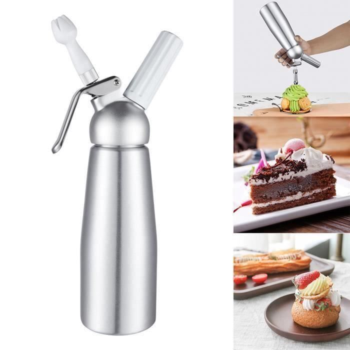 Siphon A Chantilly Professionnel Bombe 500 Ml Creme Fouettee En