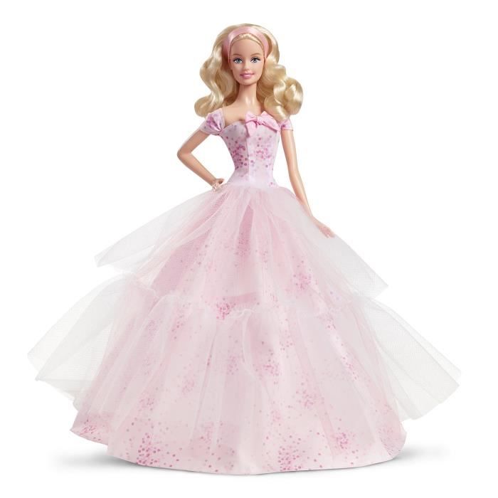 Barbie Dgw29 Joyeux Anniversaire 16 Cdiscount Jeux Jouets