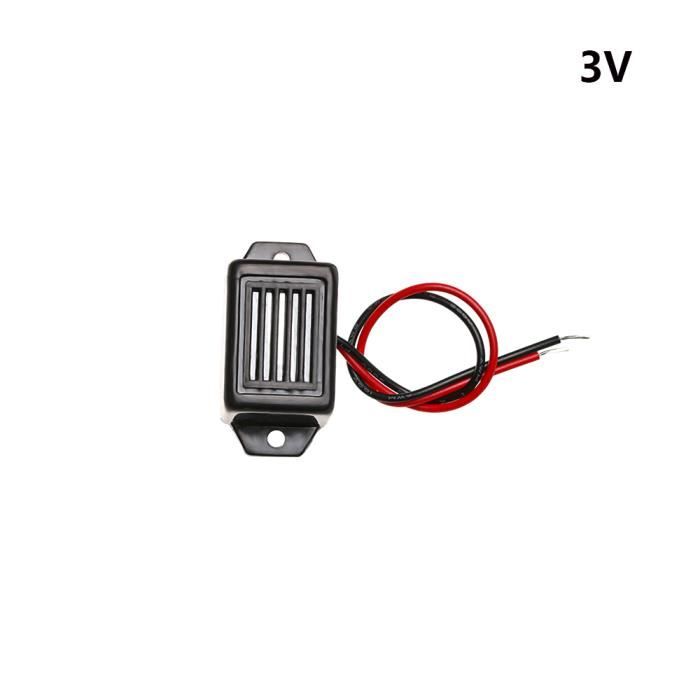 3V - Mini Buzzer'alarme électronique 33.5x15mm, tonalité constante, Buzzer  mécanique, pièces'outils DC 1.2-3