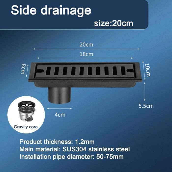 Couvercle De Vidange En Acier Inoxydable 304 - Anti-blocage, Pour Balcon, Toit, Jardin, Terrasse - Plusieurs Diamètres (50 à 200 Mm)