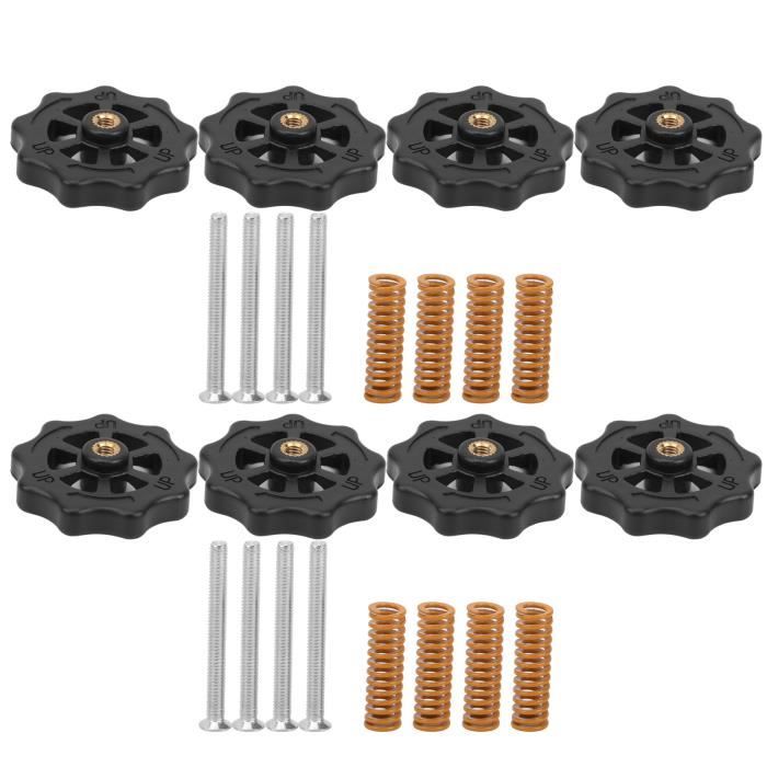 Pour Creality CR-10 10S S4 Ender 3 Ender 3 Pro Ressorts chauffants pour carte mère Lot de 16 ressorts chauffants pour imprimante 3D Ressorts de compression M3