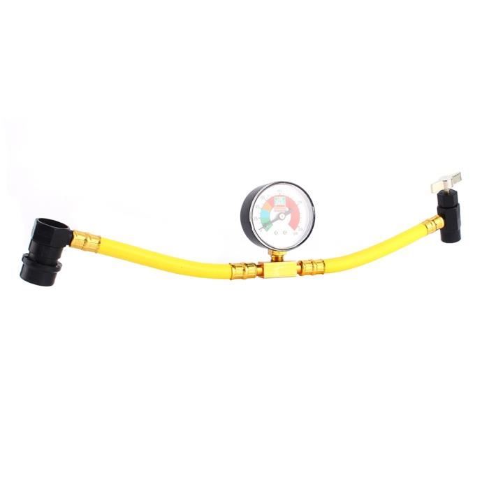 Tuyau de Recharge de réfrigérant R134a, le tuyau de raccord de canette de gaz peut appuyer sur le réfrigérant Compatible avec R502 R-12 R-22