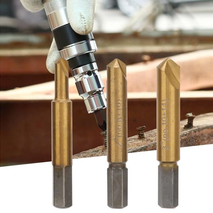 Outil de retrait Extracteur de vis cassée pratique, extracteur de vis endommagé, pour atelier de