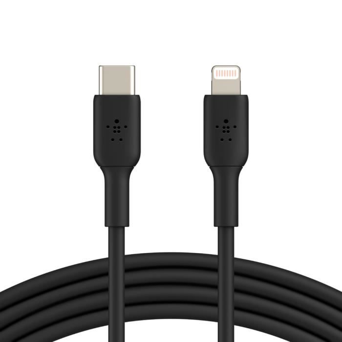 BELKIN - cable - PVC C-LTG 1M, BLK - PVC C-LTG 1M,