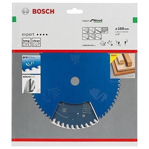 Lame De Scie Circulaire Bosch Expert For Wood 160 X 20 X 1,8 Mm 48 Dents