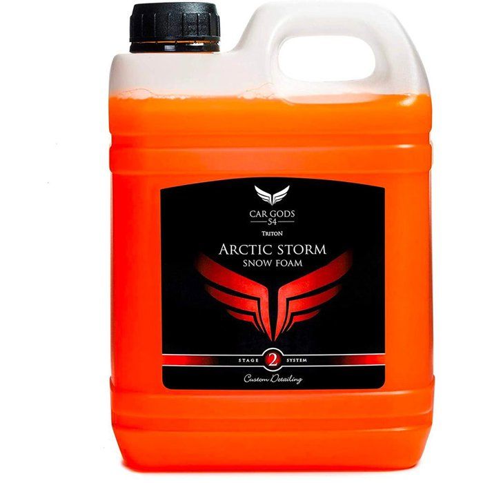 Car Gods Triton - Shampooing Ultra-Moussant pour Carrosserie Parfum Orange Sanguine 2.5L