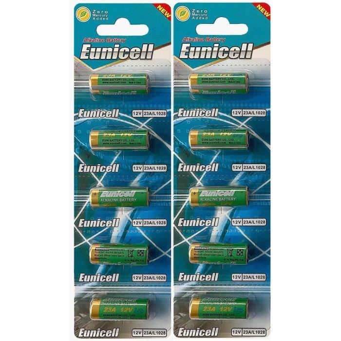 U960 Lot De 10 Piles Alcalines Fba Sans Mercure - 2 Paquets De 5 Piles ...