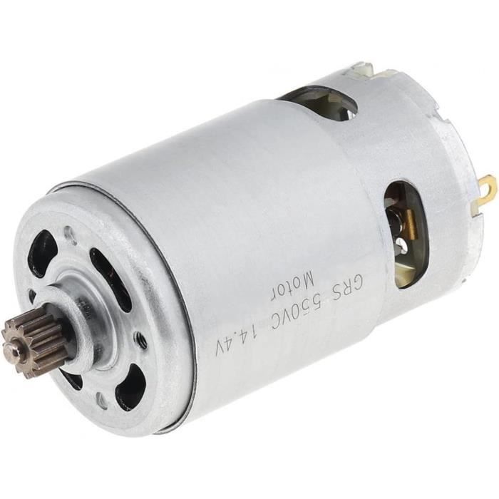 Moteur DC RS550 12V/14.4V 13 Ou 15 Dents – Rechange Perceuse Visseuse Bosch GSR120LI TSR1080-2-LI