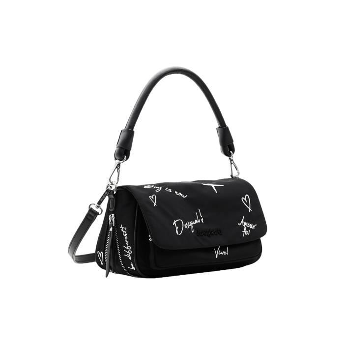 DESIGUAL Sacoche Femme Noir Polyester GR77392