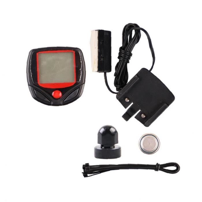 Aimant Universel Pour Ordinateur De Vélo – Compatible Compteur De Vitesse Et Odomètre, Noir Et Argent