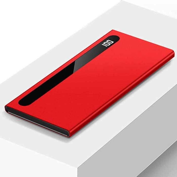Powerbank Chargeur Externe 100000 MAh - 3 Ports USB 2.1A - Blanc, Câble Inclus - Garantie 1 An