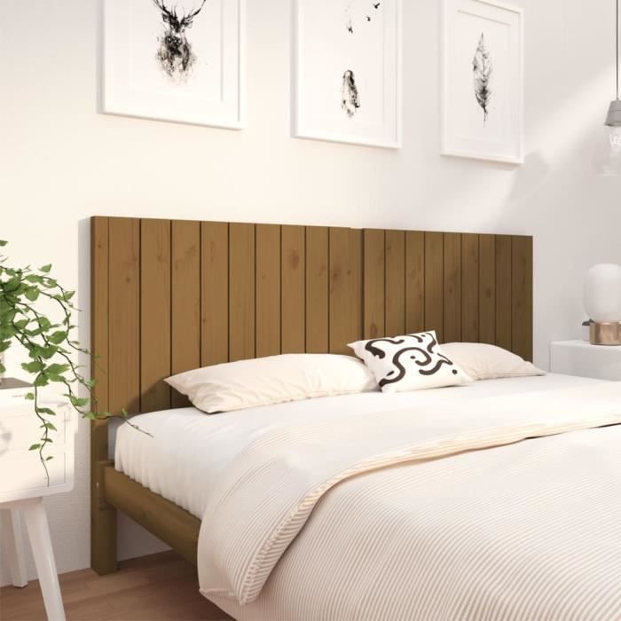 Tête De Lit DKD Home Decor Marron Naturel - 180 X 4 X 90 Cm - Neuve