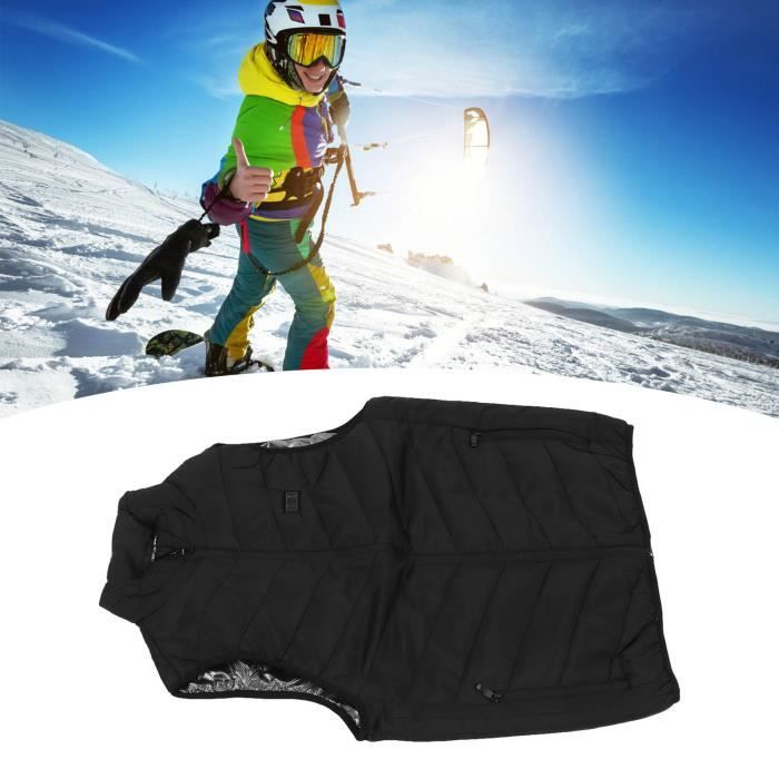 Gilet Multifonction Mil-Tec Noir - Chasse, Pêche, Trekking - Tailles S à 4XL - Neuf Avec étiquettes