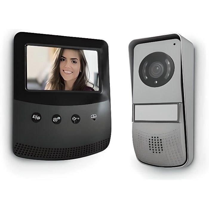 4 fil 4,3 pouces vidéo türsprechanlage Interphone vidéo surveillance