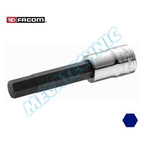 Douille tournevis 1/2 embout long pour vis à 6…